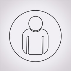 Person icon , User sign icon