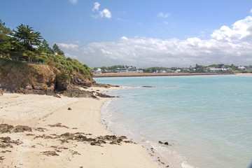 Saint Jacut de la mer et la plage, Cotes d'Armor, Bretagne
