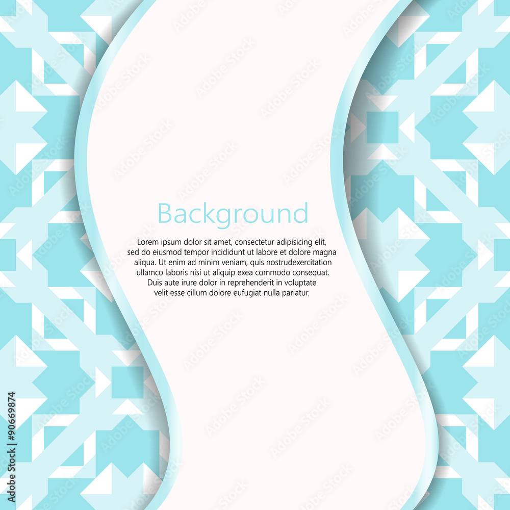 Poster seamless vector abstract background. vector booklet list.