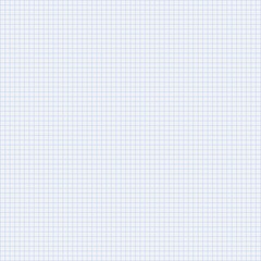 Vector seamless pattern paper exercise book in a cell