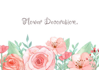 Flower Invitation Card