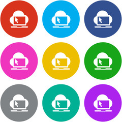 Flat Multicolor App Icon