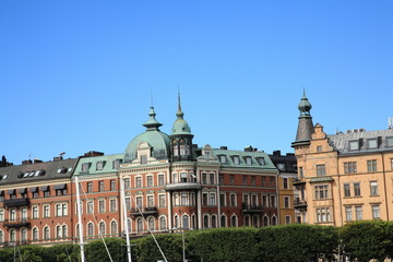 Fototapeta na wymiar Stockholm-Strandvagen