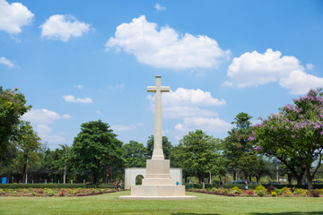 Obraz premium cross in the cemetery