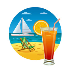orange cocktail