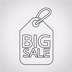 Price tag big sale