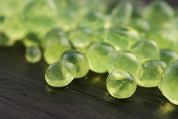 mint caviar, molecular gastronomy