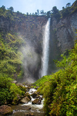 Sipisopiso waterfall in northern Sumatra, Indonesia