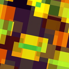 Rectangle background pattern illustration. Fun back. Ornament.