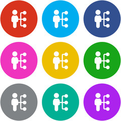 Flat Multicolor App Icon