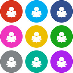 Flat Multicolor App Icon