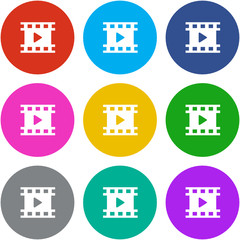 Flat Multicolor App Icon