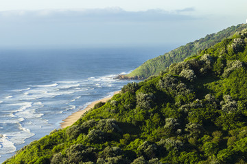 Ocean Beach Headland along countryside coastline landscape