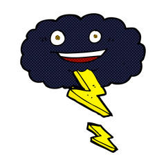 cartoon storm cloud