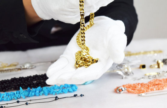 鍍金の喜平ネックレス