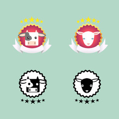 Farm Animals Badge 1