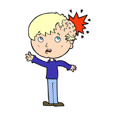 cartoon injured head