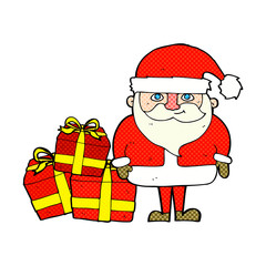 cartoon santa claus