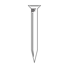 Metal nail icon