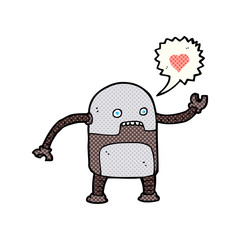 cartoon robot