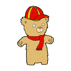 cartoon bear in hat