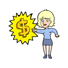 making money cartoon