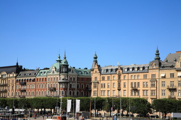 Fototapeta na wymiar Stockholm-Strandvagen
