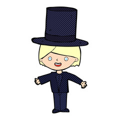 cartoon man wearing hat