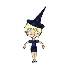 cartoon halloween witch