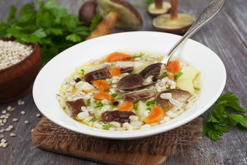 Mushroom soup