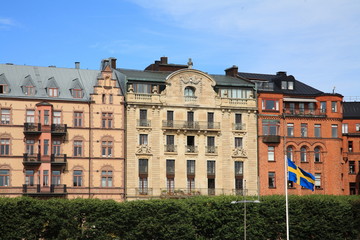 Old building on Stranvagen,Stockholm
