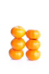 orange isolated on white background