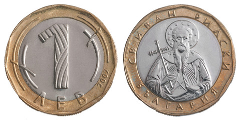 one coin Bulgarian lev