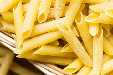Maccheroni pasta closeup