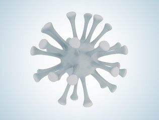 Virus high resolution 3d model