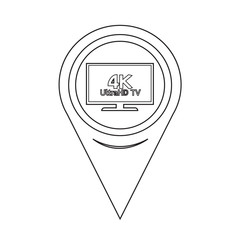 Map Pointer HD TV Icon