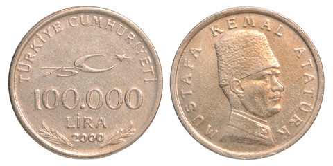 Turkish Lira coin