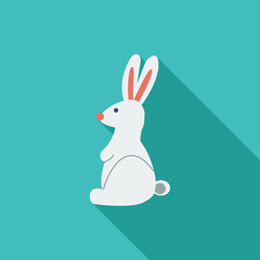 Rabbit single icon.