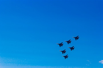 air show russian knights