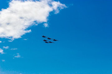air show russian knights