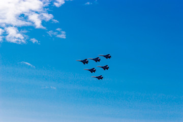 air show russian knights