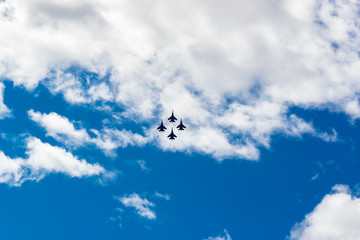 air show russian knights