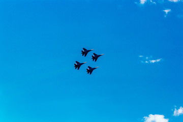 air show russian knights
