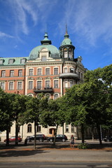 Fototapeta na wymiar Strandvagen,Stockholm
