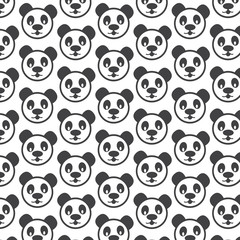 Panda pattern background