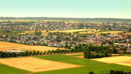 Fototapeta premium weiter Blick in Landschaft bei Herrenberg im Gäu