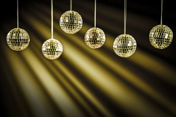 gelber Hintergrund für Club oder Disco