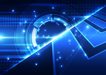 abstract vector engineering technology background, illustration