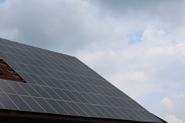 Photovoltaikanlage auf einem Hausdach