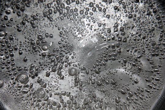 Background, Texture: Close-up Bubbles Of Boiling Water
